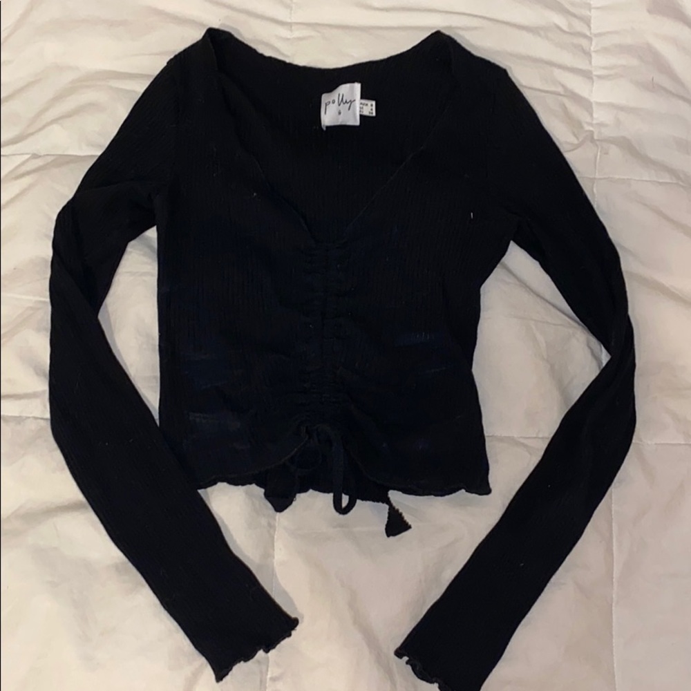 Black Princess Polly Top